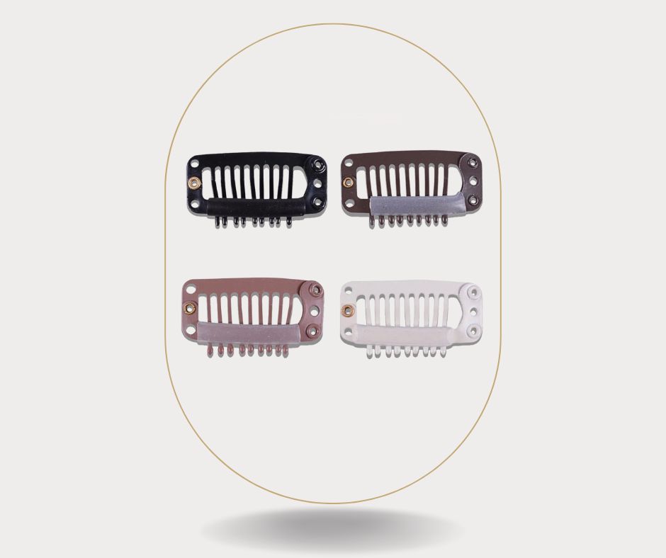wig and Hair Extension Clips, مشابك وكلبسات تثبيت البواريك وتوصيلات الشعر