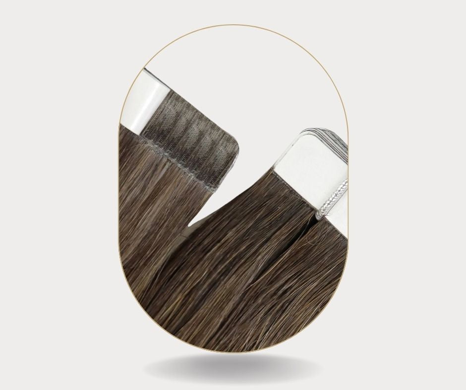 توصيلات شعر تيب ان طبيعي جودة عالية، tape in hair extensions natural high quality