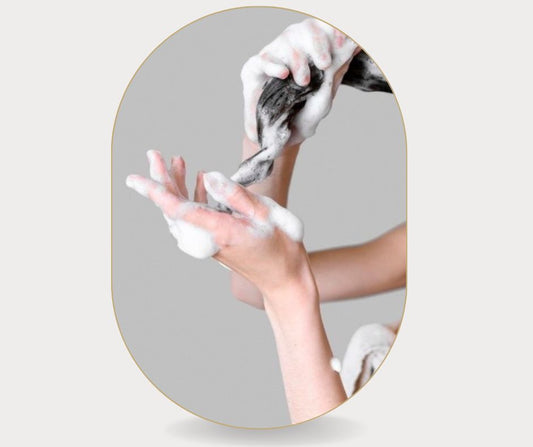 طريقة غسل وصلات الشعر - How to wash hair extensions.