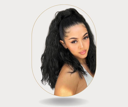 ذيل حصان شعر طبيعي، ponytail hair extension natural hair