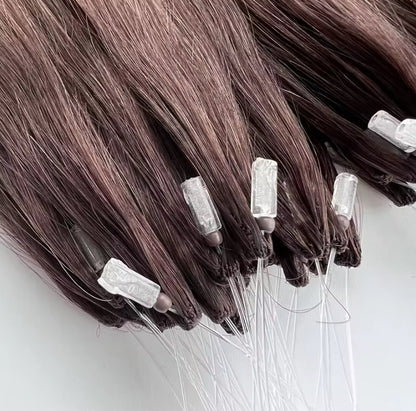 H6 nano hair extensions - 100% natural human hair