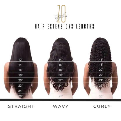 H6 nano hair extensions - 100% natural human hair