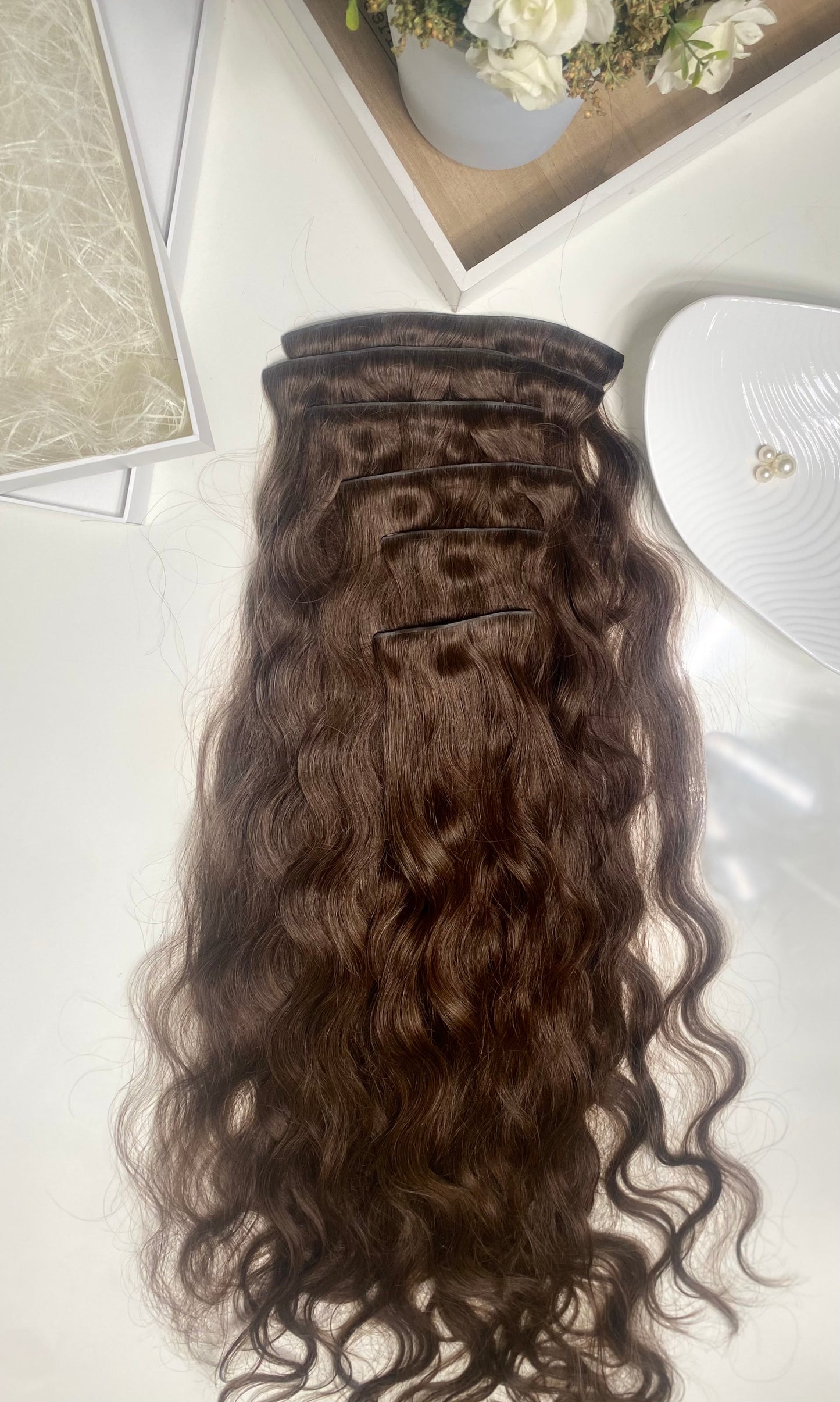 Invisible Clip in Hair Extensions