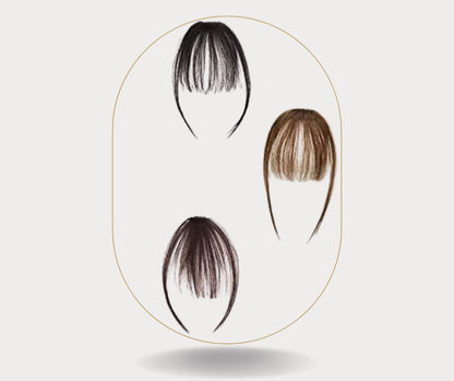 غرة شعر طبيعي مظهر ناعم، hair bangs natural hair clip in
