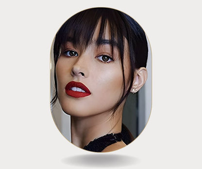 غرة شعر طبيعي مظهر ناعم، hair bangs natural hair clip in