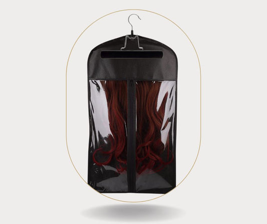 اكياس حفظ وصلات الشعر والبواريك، hair extension storage bags wigs