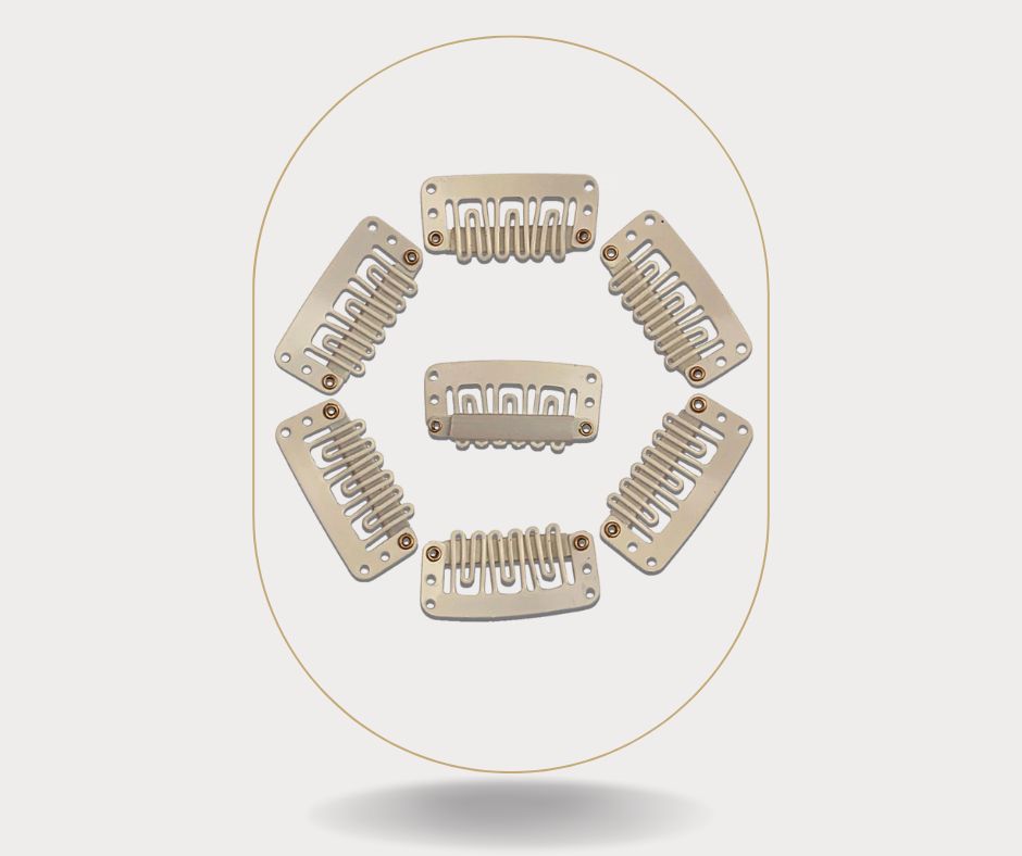 wig and Hair Extension Clips, مشابك وكلبسات تثبيت البواريك وتوصيلات الشعر