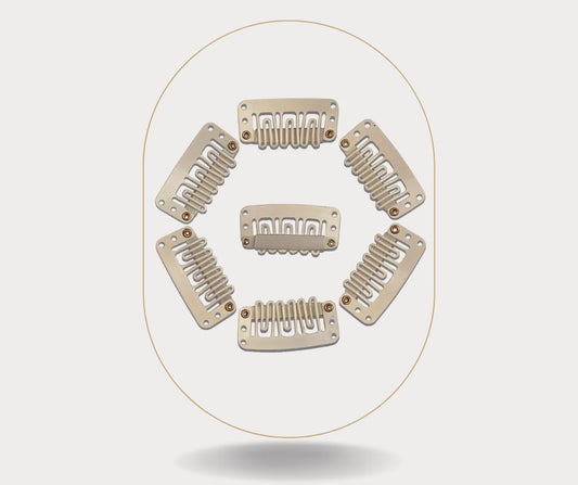 wig and Hair Extension Clips, مشابك وكلبسات تثبيت البواريك وتوصيلات الشعر