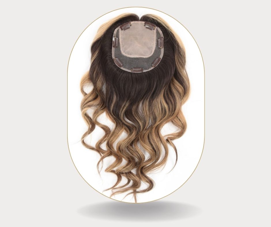 توبر شعر طبيعي لتكثيف الشعر، hair topper natural hair volume
