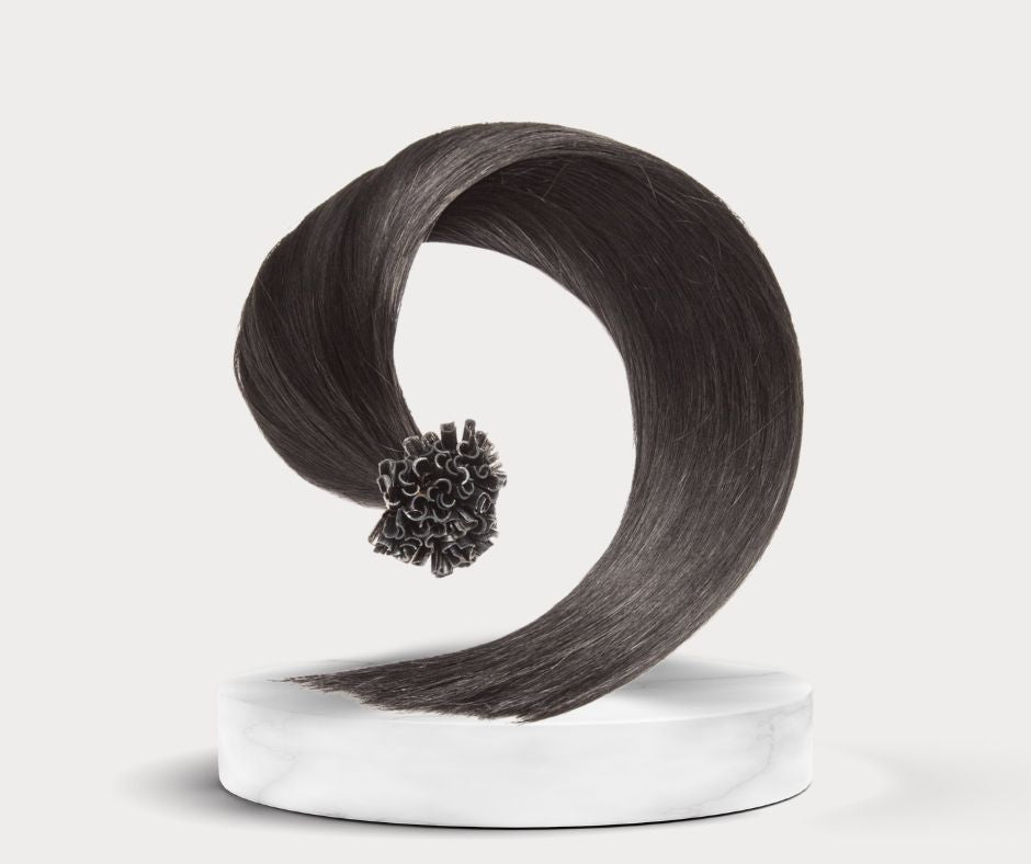 خصل شعر كيراتين طبيعي احترافي، keratin hair extensions professional natural hair