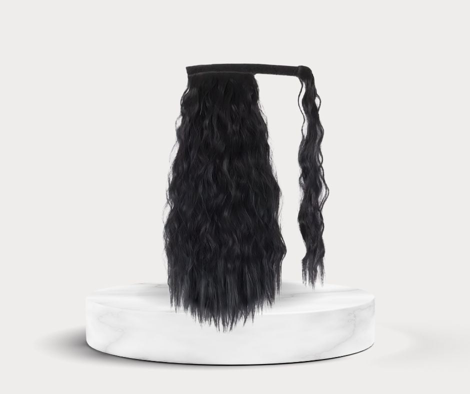 ذيل حصان شعر طبيعي، ponytail hair extension natural hair