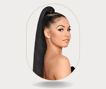 ذيل حصان شعر طبيعي، ponytail hair extension natural hair