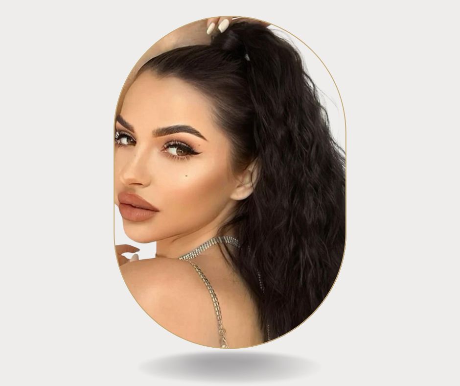 ذيل حصان شعر طبيعي، ponytail hair extension natural hair