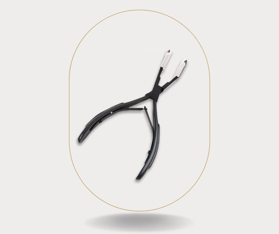 كماشة تثبيت تيب توصيلات الشعر، tape in hair extension plier