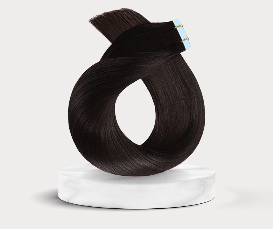 توصيلات شعر تيب ان طبيعي جودة عالية، tape in hair extensions natural high quality
