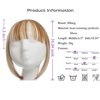 Synthetic hair Bangs