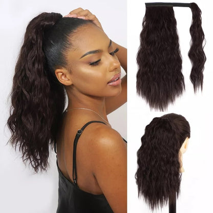 Synthetic Wavy Long Ponytail