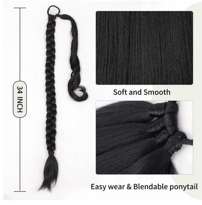 Synthetic Braided Ponytail