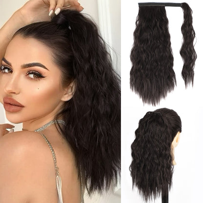 Synthetic Wavy Long Ponytail